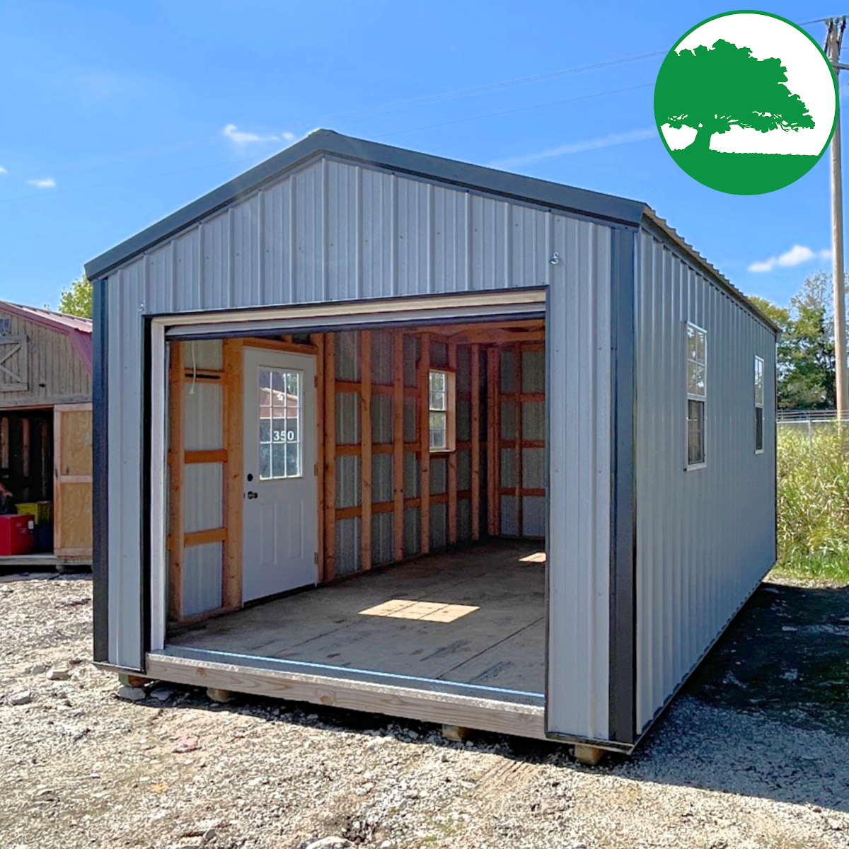 PRE-OWNED 12' x 20' Metal "Garage"