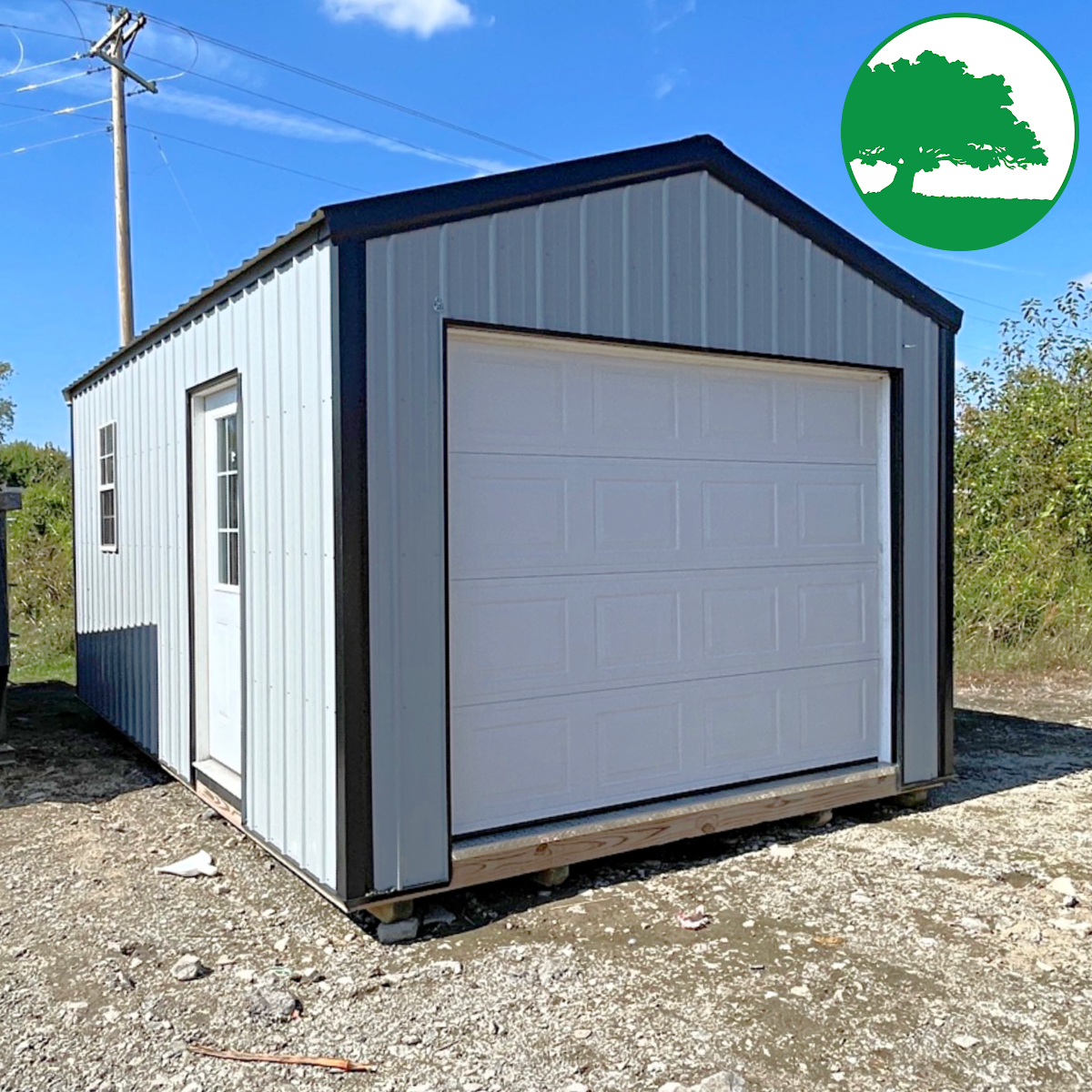PRE-OWNED 12' x 20' Metal "Garage"