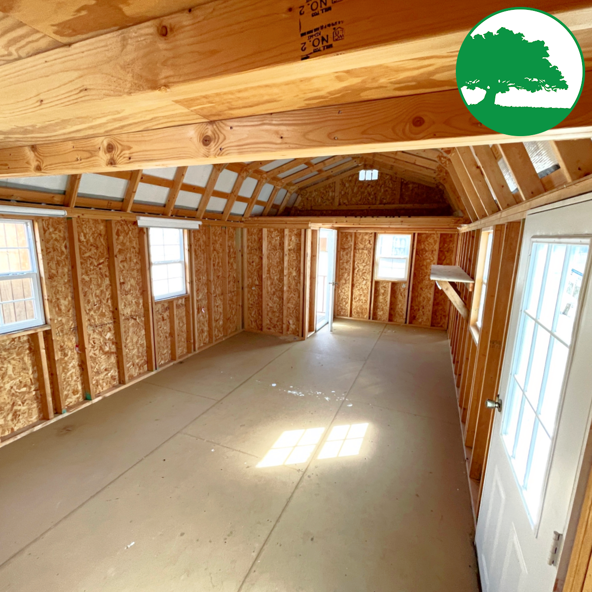 *SOLD*PRE-OWNED 12' x 24' Painted Lofted Cottage