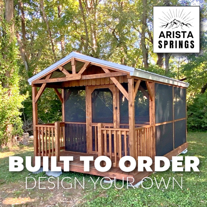 10′ x 16′ Fernwood Oasis w/ Screen Pavilion