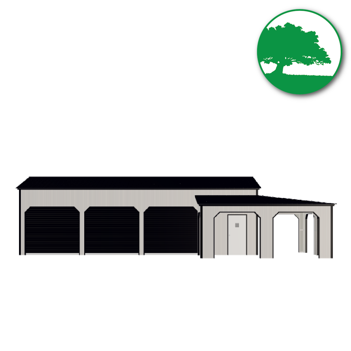 30' x 40' x 11'/8'  Custom Metal Garage