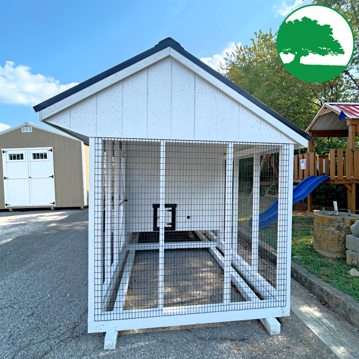 *SOLD*6' x 12' Painted "Combination Coop"