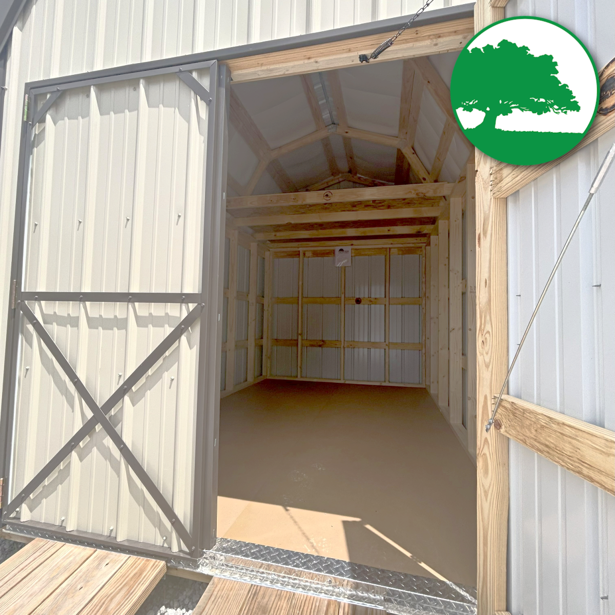 8' x 12' Metal "Lofted Barn"
