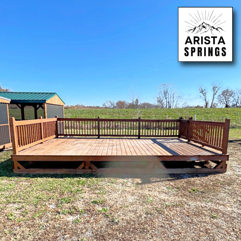 *SOLD*PRE-OWNED 12' x 20' Alpine Portable Deck