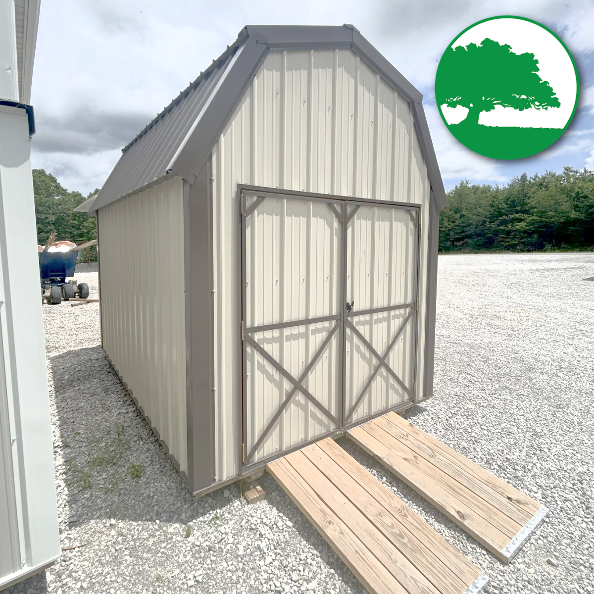 8′ x 12′ Metal “Lofted Barn”