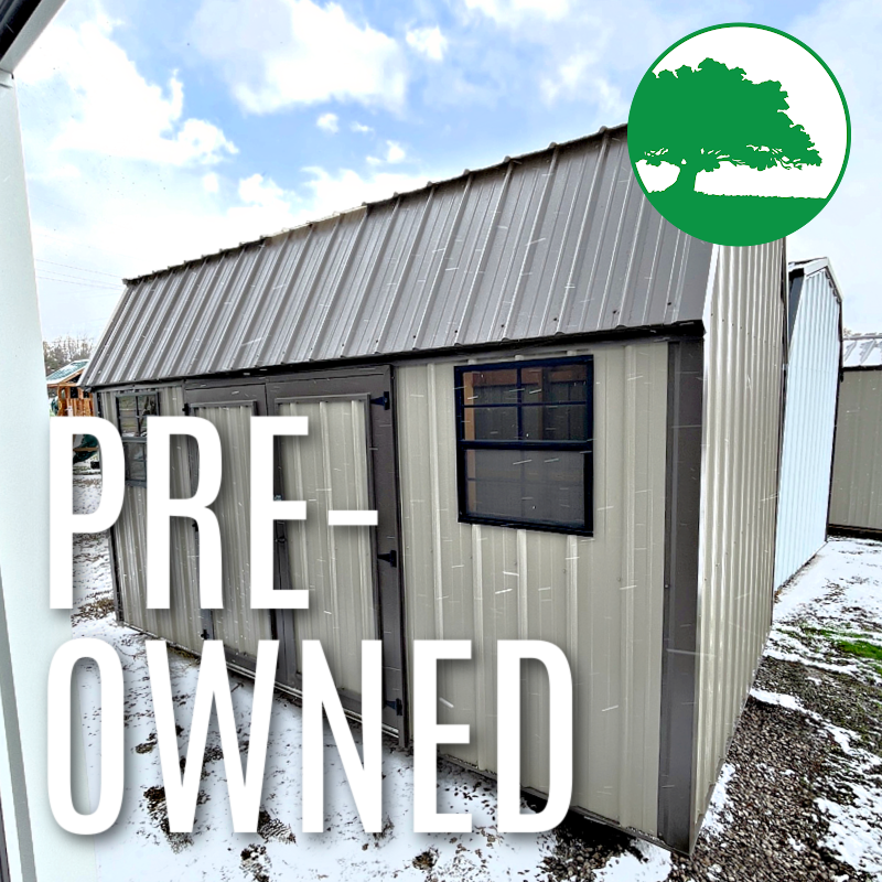 PRE-OWNED 9′ x 15′ Metal Side Loft Barn