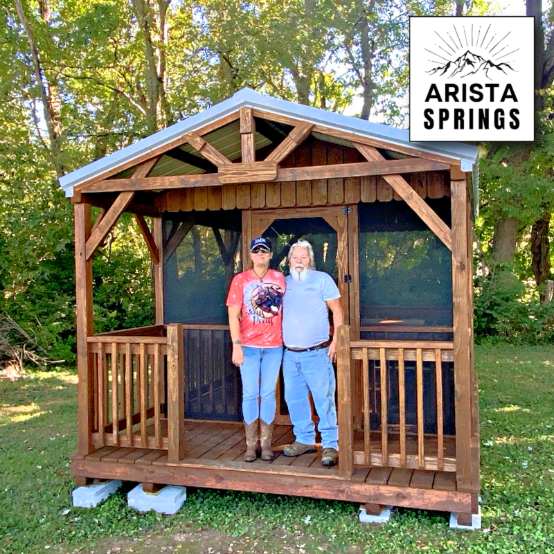 10' x 16' Fernwood Oasis w/ Screen Pavilion