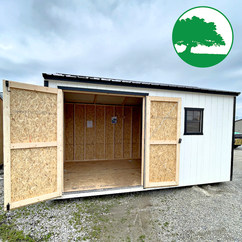 PRE-OWNED 10' x 16' Painted "Side Utility"
