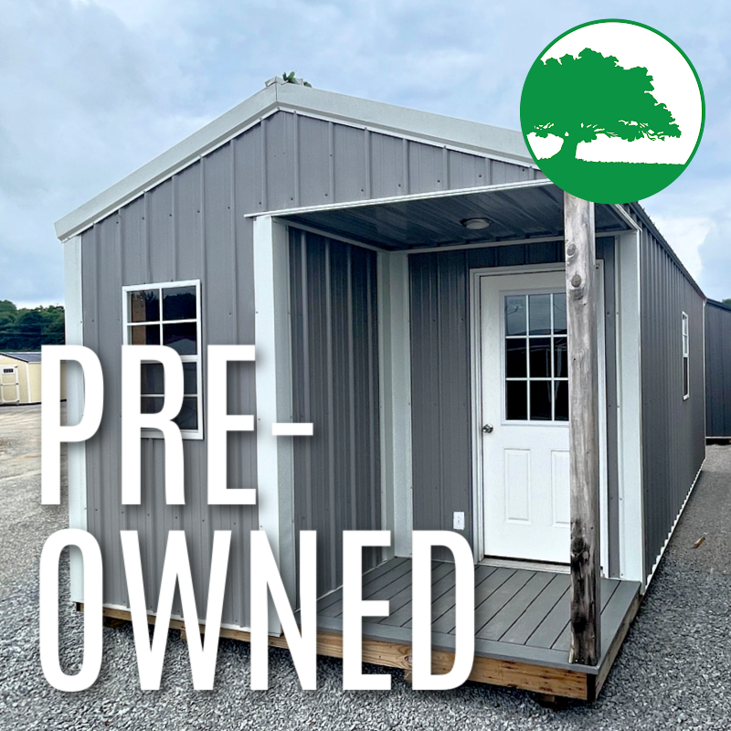 PRE-OWNED 12′ x 24′ Metal “Cottage”