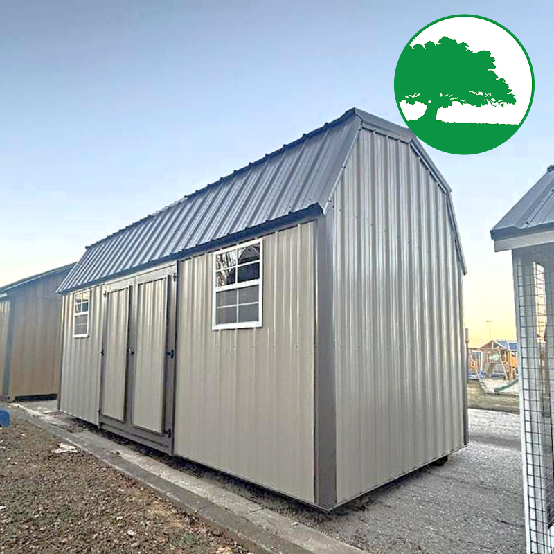 *SOLD*9' x 18' Metal "Side Lofted Barn"