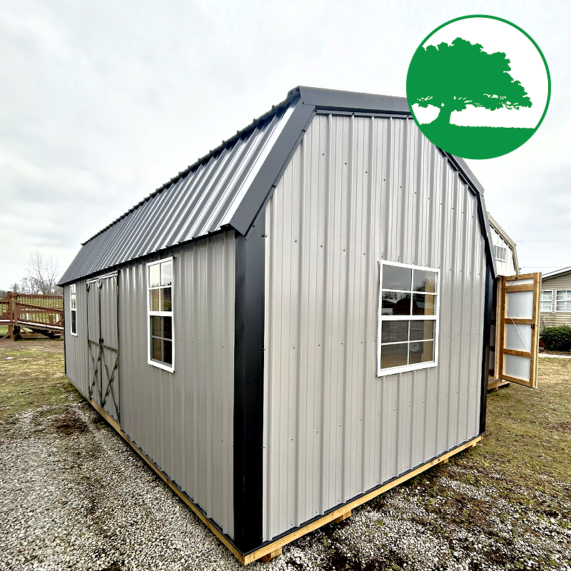 12' x 24' Metal "Side Loft Barn"