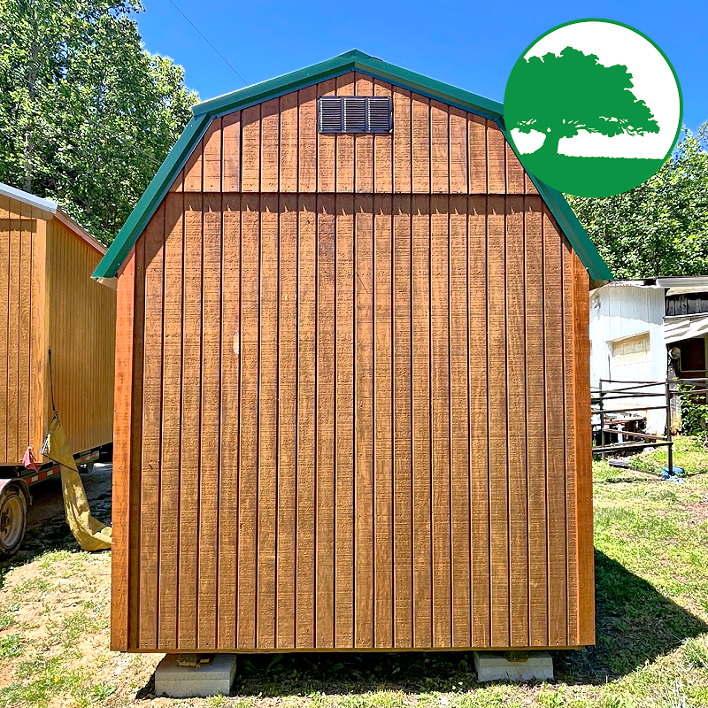 PRE-OWNED 8' x 12' Treated "Lofted Barn"