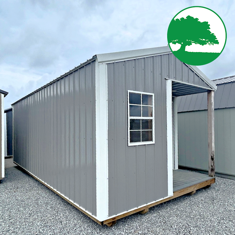 PRE-OWNED 12' x 24' Metal "Cottage"