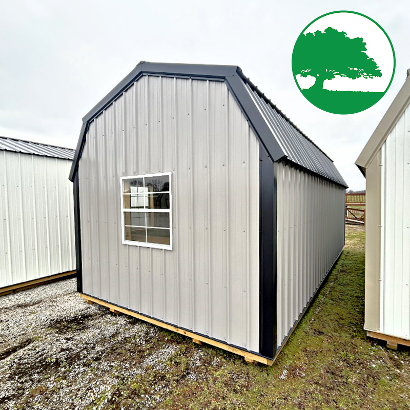 12' x 24' Metal "Side Loft Barn"
