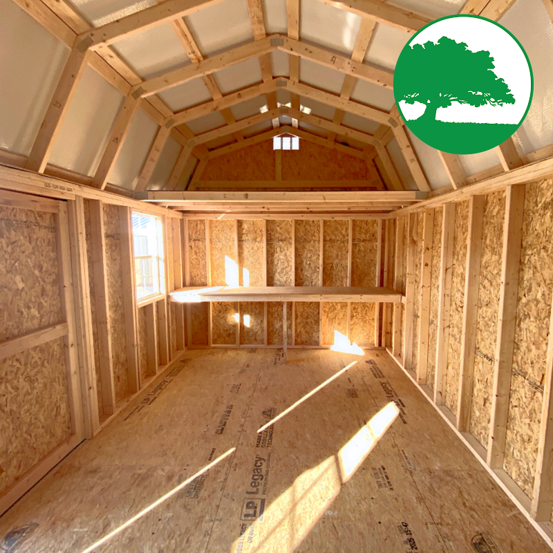 *SOLD* 10' x 20' Painted "Side Loft Barn"