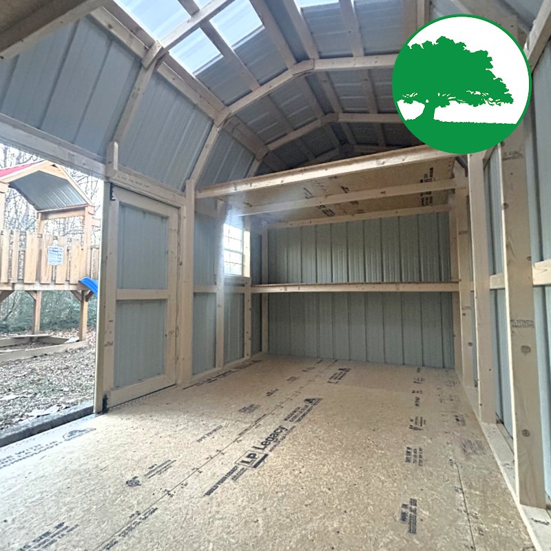 *SOLD*9' x 18' Metal "Side Lofted Barn"
