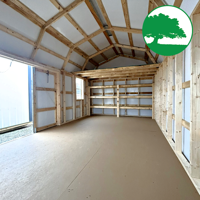 12' x 24' Metal "Side Loft Barn"