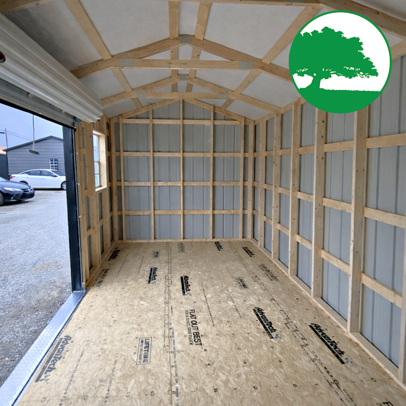 10' x 20' Metal "Side Utility w/ Roll-Up" *AG*