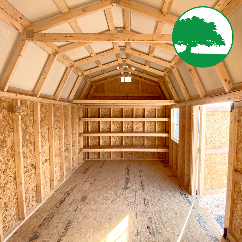 *SOLD* 10' x 20' Painted "Side Loft Barn"