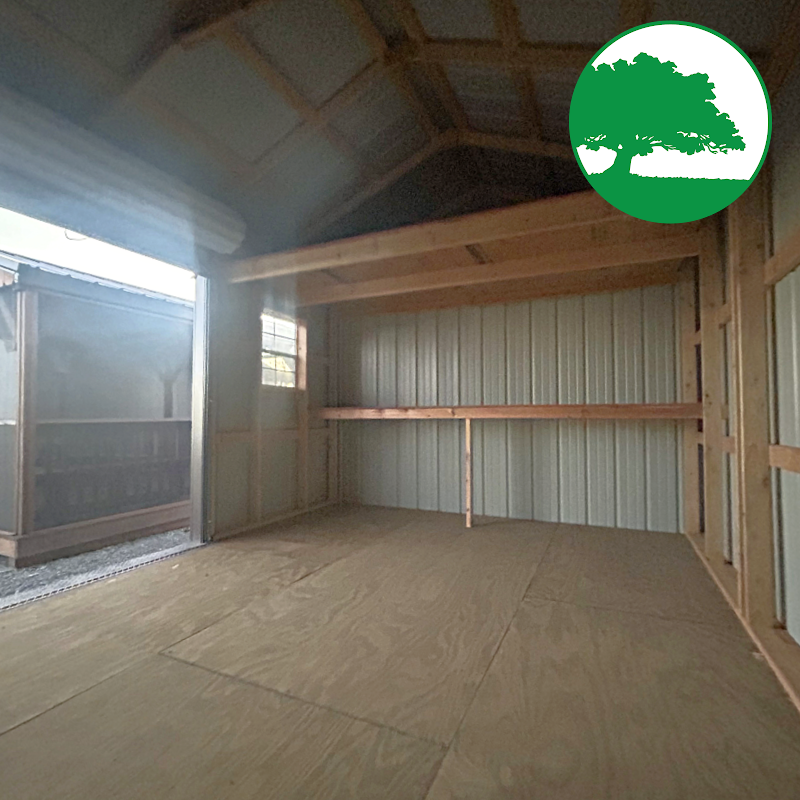 12’ x 18’ Metal “Side Utility / Workshop”