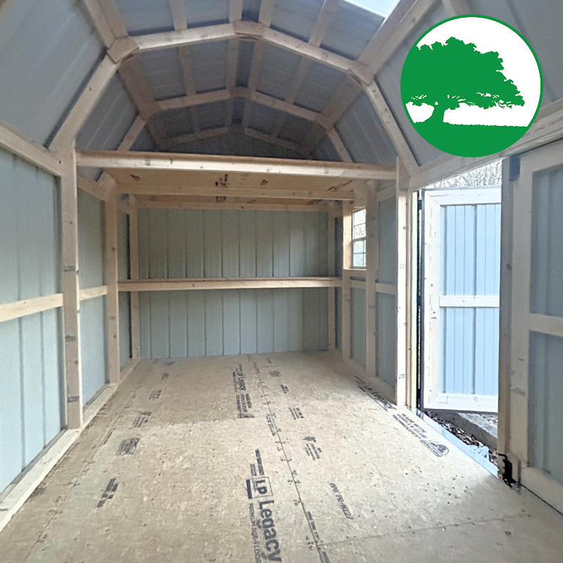 *SOLD*9' x 18' Metal "Side Lofted Barn"