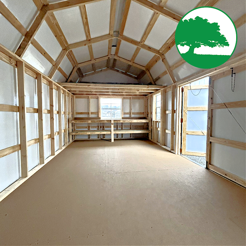 12' x 24' Metal "Side Loft Barn"