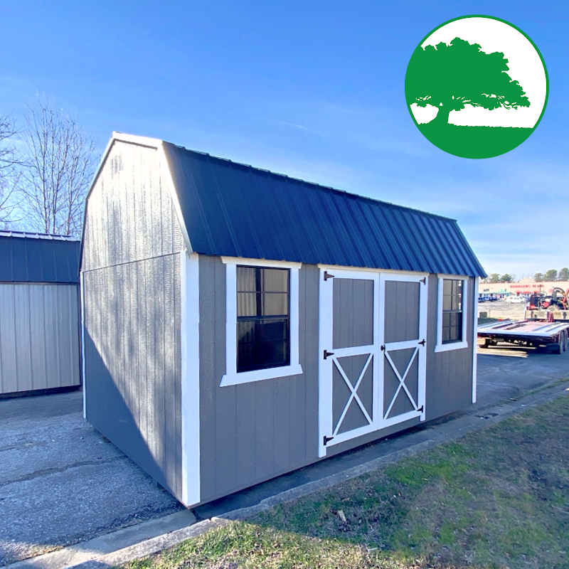 *SOLD*10' x 16' Painted "Side Loft Barn"