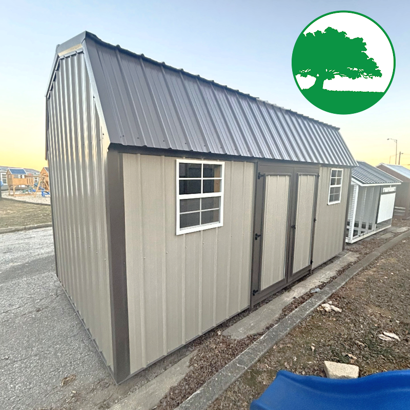 *SOLD*9' x 18' Metal "Side Lofted Barn"