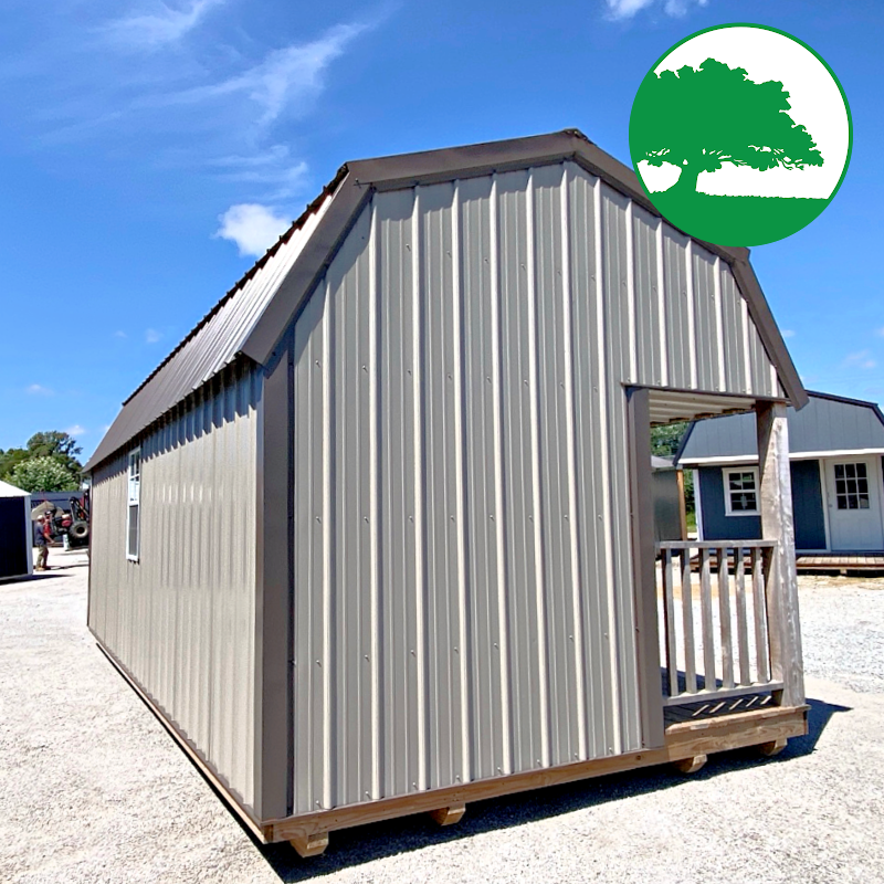 *SOLD*PRE-OWNED 12' x 24' Metal "Lofted Cottage"