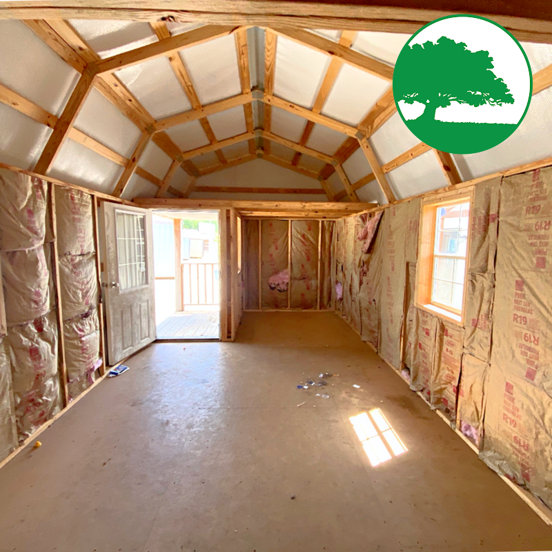 *SOLD*PRE-OWNED 12' x 24' Metal "Lofted Cottage"