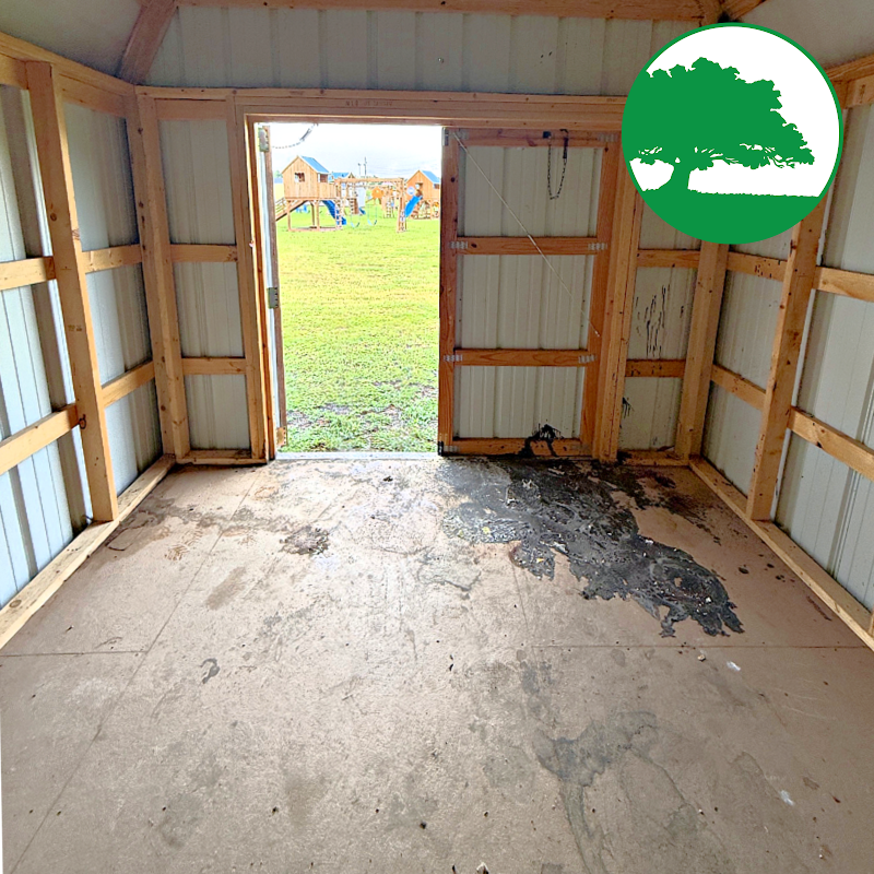 PRE-OWNED 10' x 12' Metal Lofted Barn