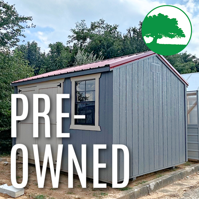 PRE-OWNED 10′ x 12′ Painted “Side Utility”