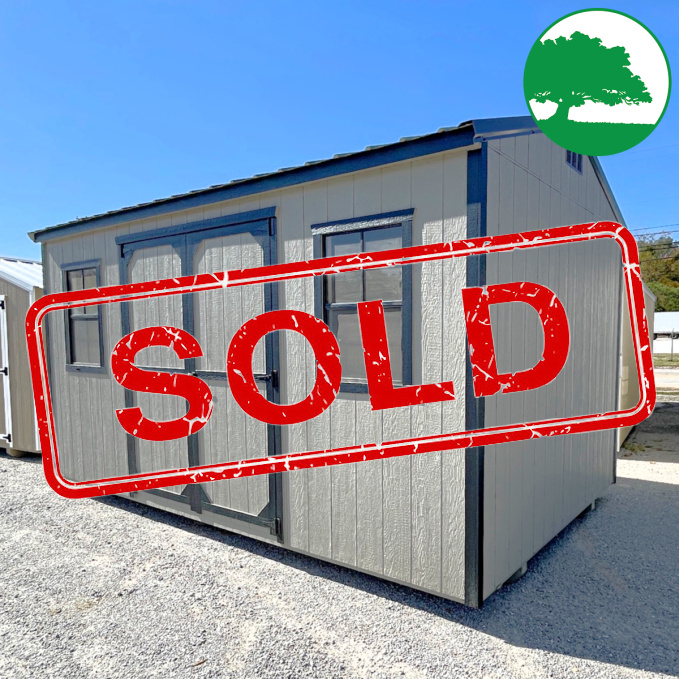*SOLD*10' x 16' Painted Side Utility