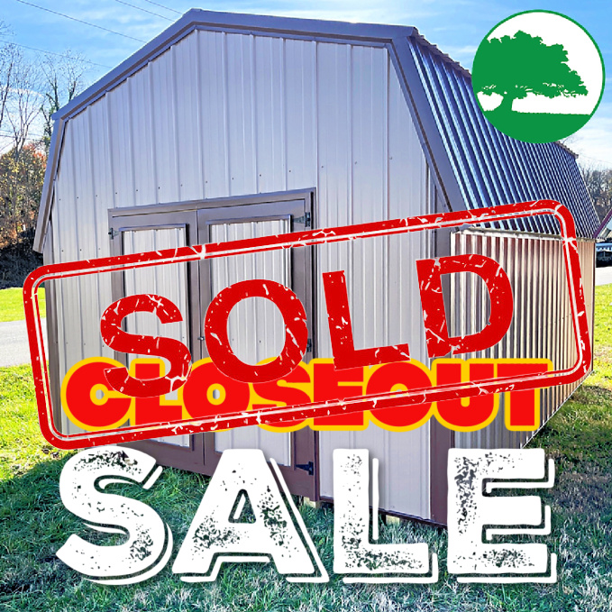*SOLD*CLOSEOUT* 12' x 20' Metal Lofted Barn