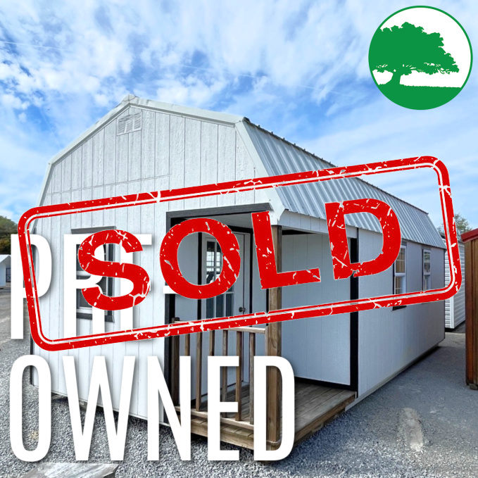 *SOLD*PRE-OWNED 12' x 24' Painted Lofted Cottage