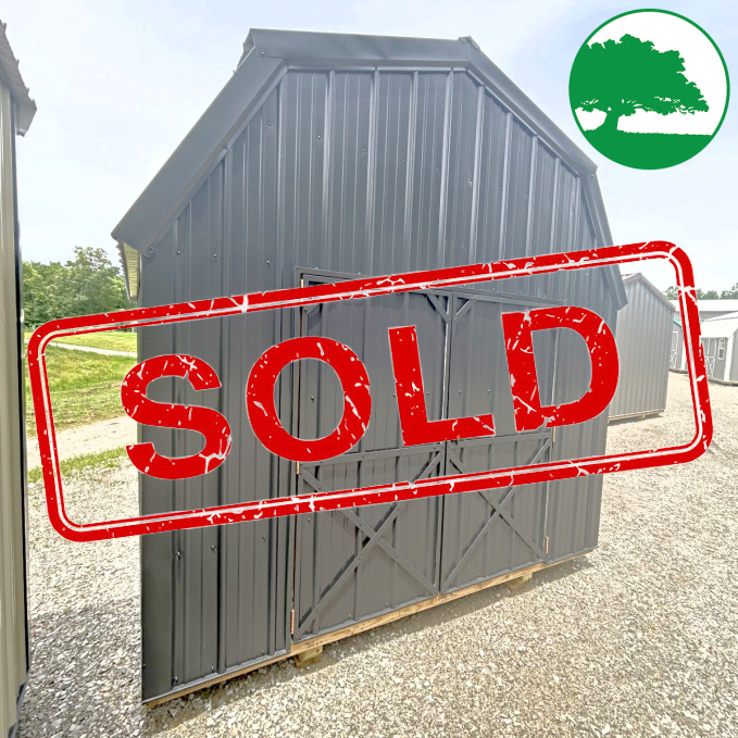 *SOLD*10' x 16' Metal "Lofted Barn"