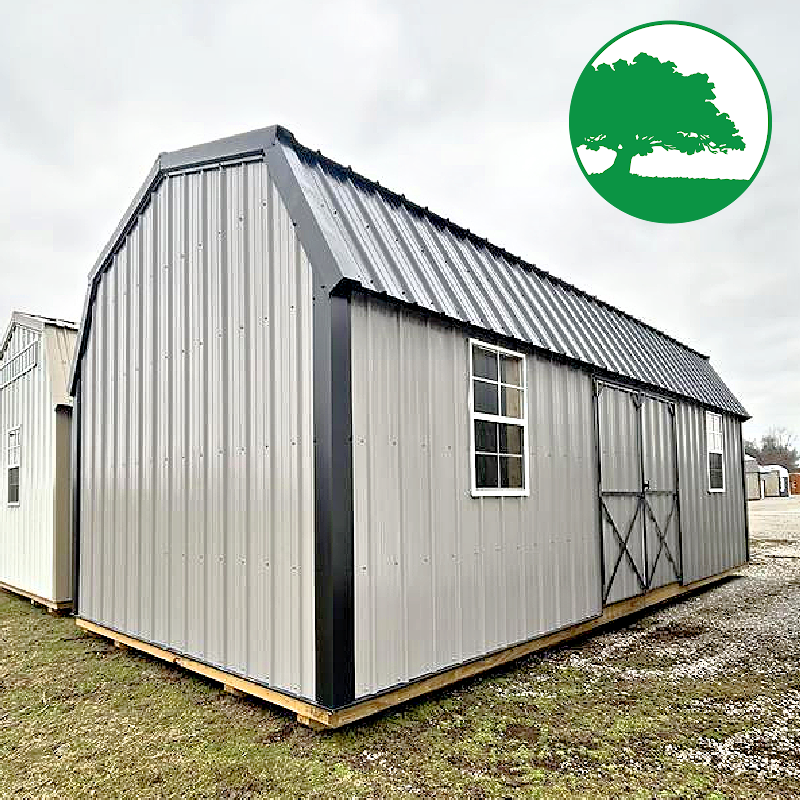 12′ x 24′ Metal “Side Loft Barn”