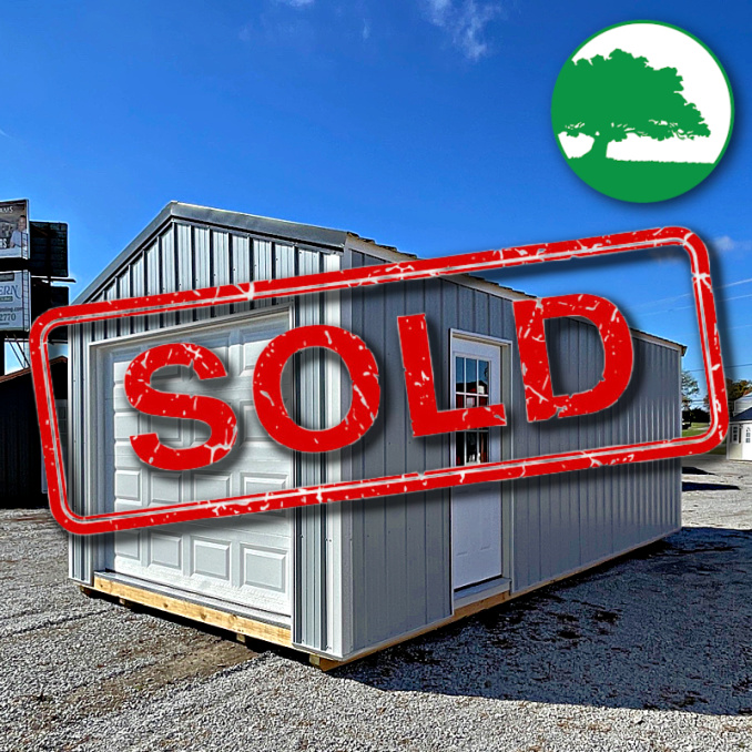 *SOLD*12' x 24' Metal Garage / Workshop