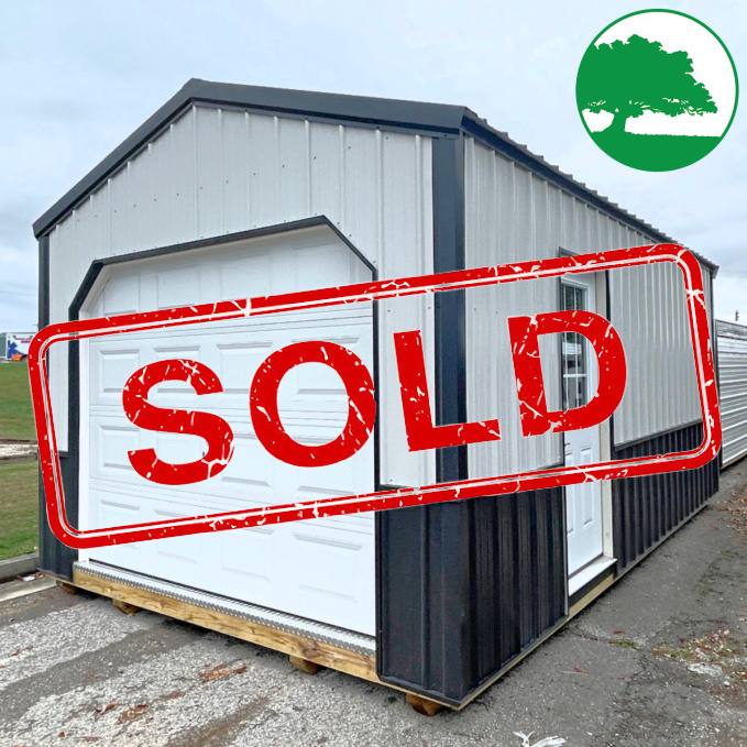 *SOLD*12' x 20' Metal "Garage"