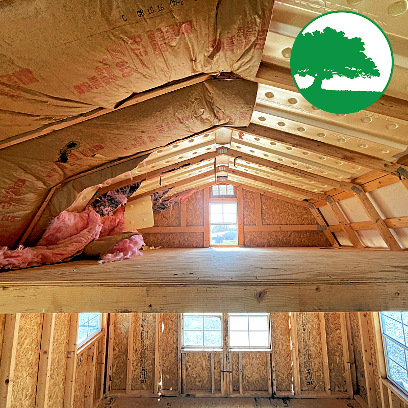 *SOLD*PRE-OWNED 12' x 36' Painted Lofted / Cabin