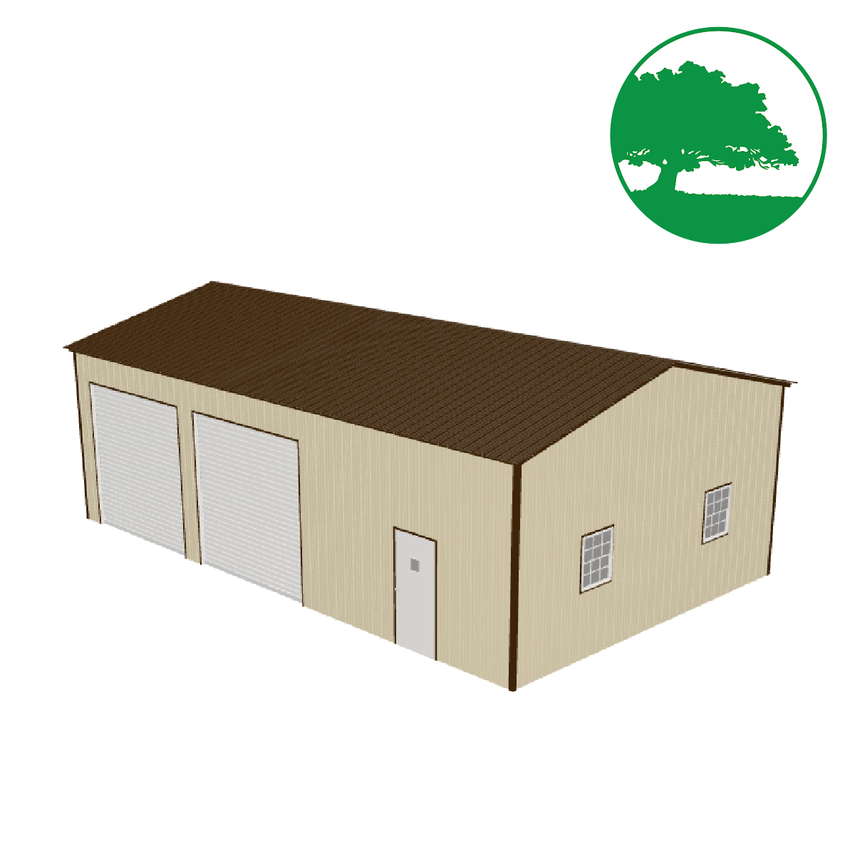 24'W x 40'L Garage