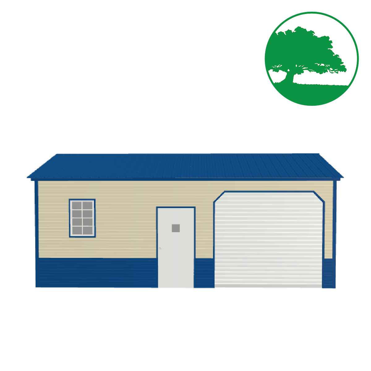 20'W x 25'L Garage