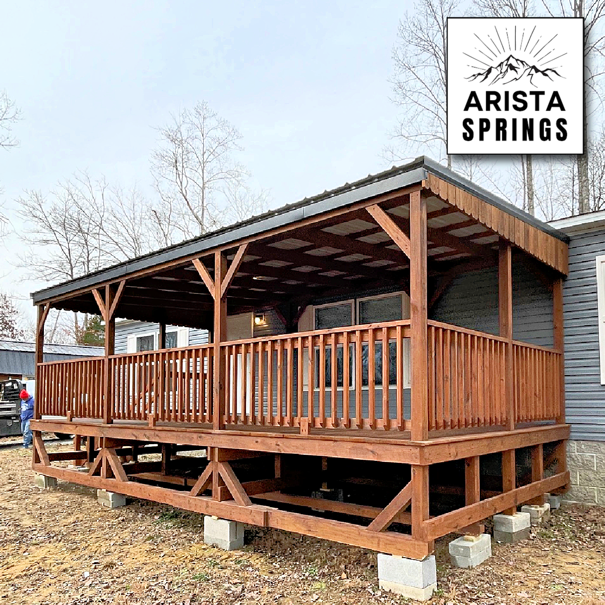 12' x 24' Sunrise Full Porch