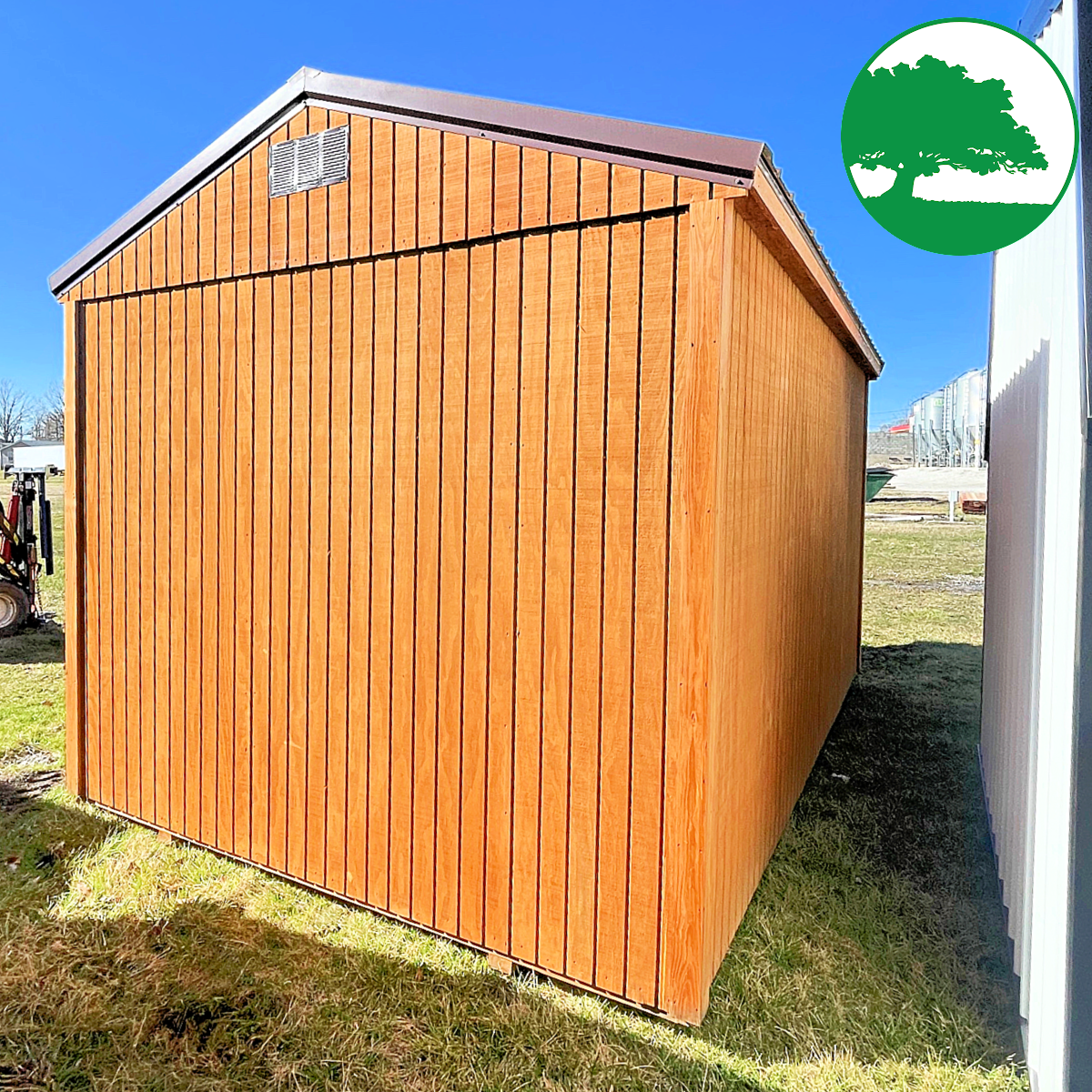PRE-OWNED 10' x 16' Treated Side Utility