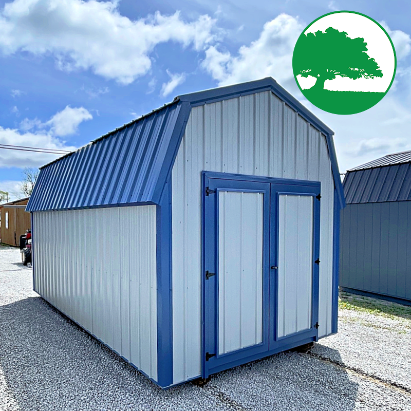 *SOLD*CLOSEOUT* 9' x 18' Metal Lofted Barn
