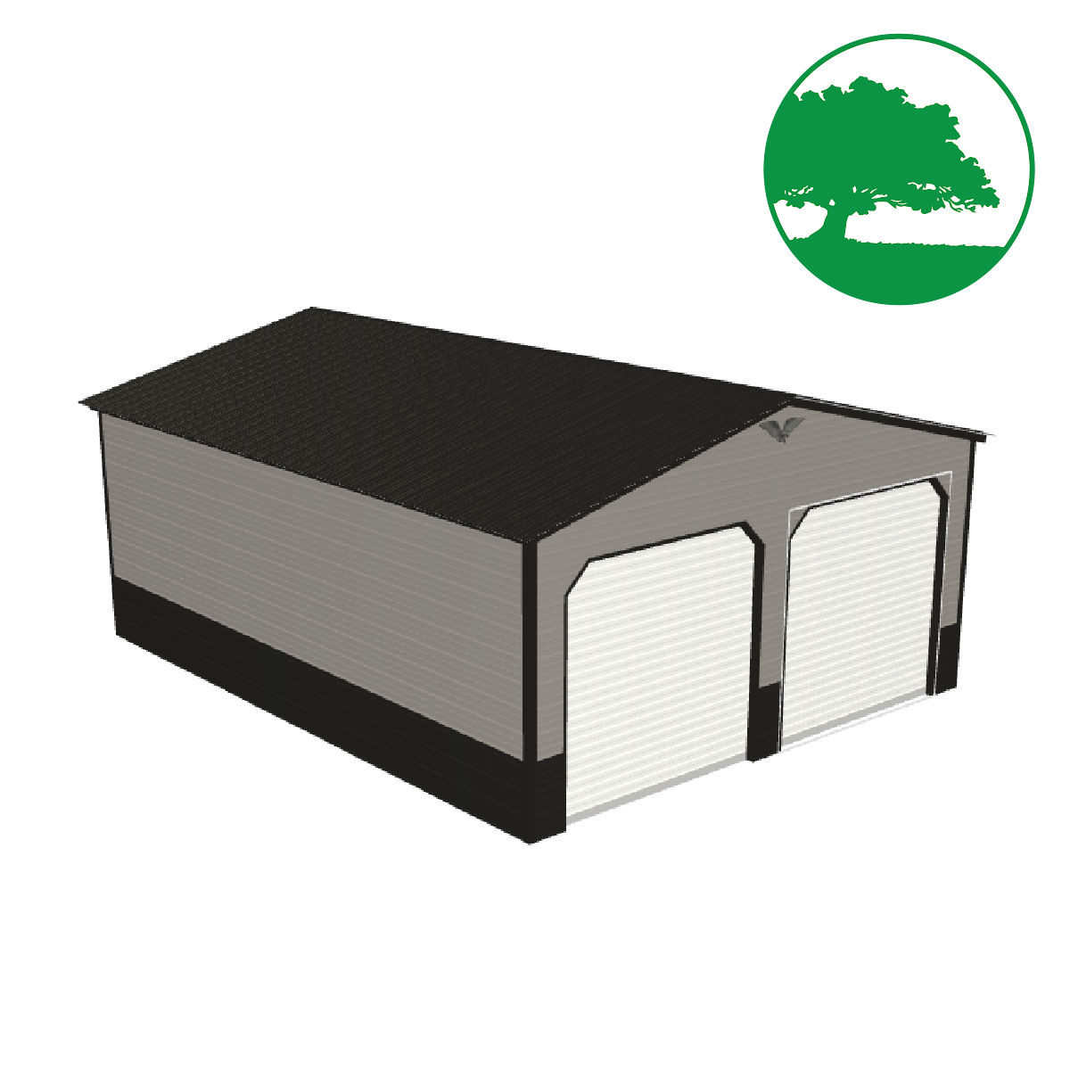 20'W x 25'L Garage