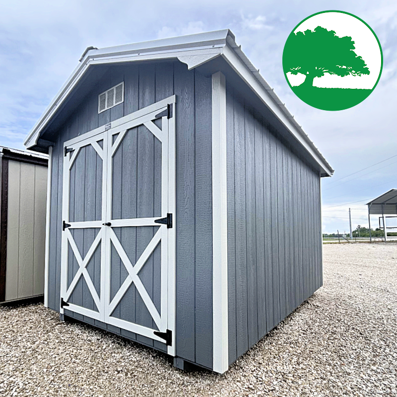 8' x 12' Painted "A-Roof / Utility"