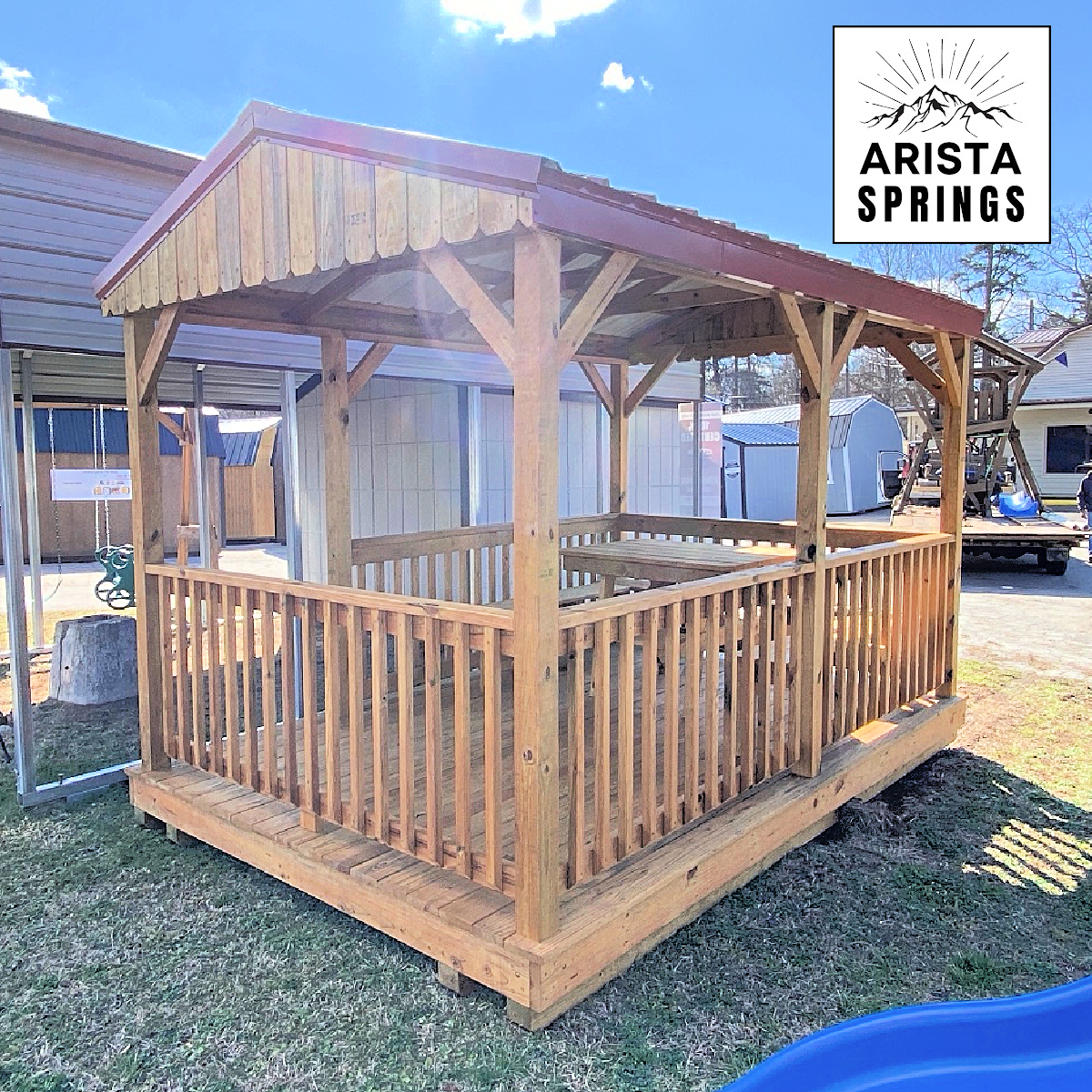 8′ x 12′ Outdoor Oasis Pavilion