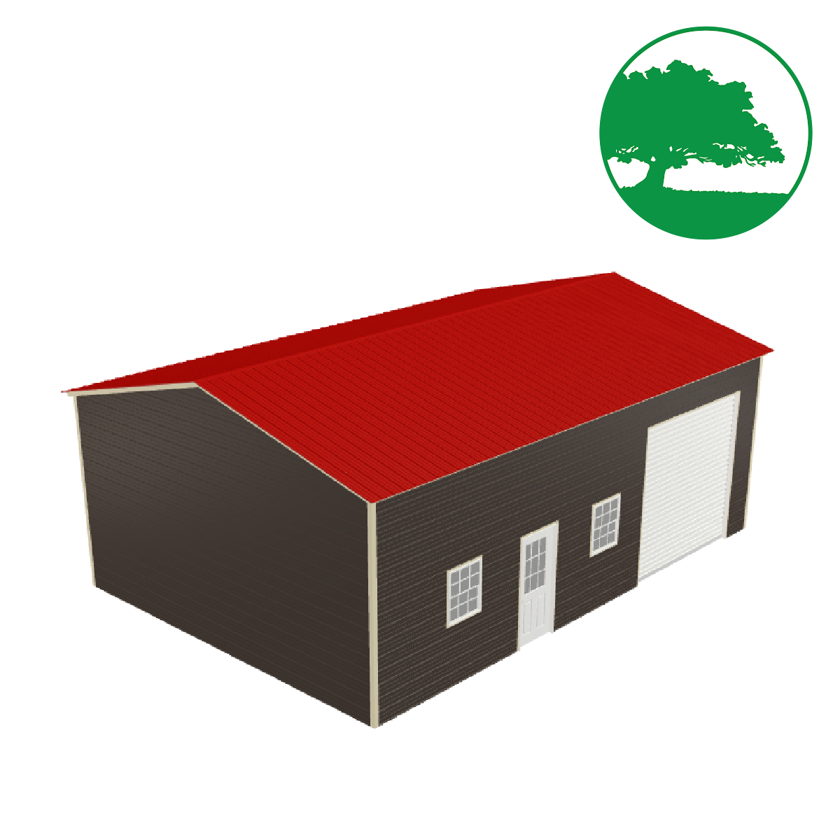 24'W x 35'L Garage