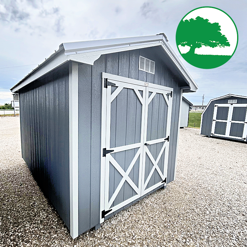 8′ x 12′ Painted “A-Roof / Utility”